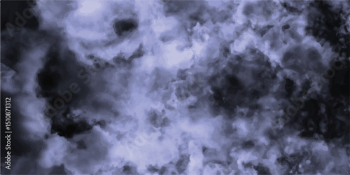 Abstract background of colorful liquid liner. Abstract texture of liquid porple and black are light pattern.watercolor art canvas painting with white clouds and stains, blurry smog texture art design.