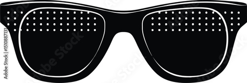 Buy black pinhole glasses online for eye health and vision improvement at affordable prices today