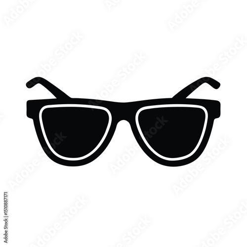 Sunglasses Icon Vector in Flat Clean Style