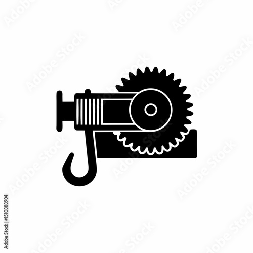 creative details winch icon vector illustration	