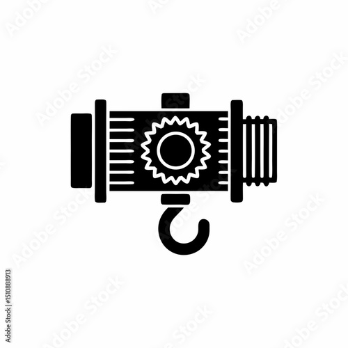 creative details winch icon vector illustration	
