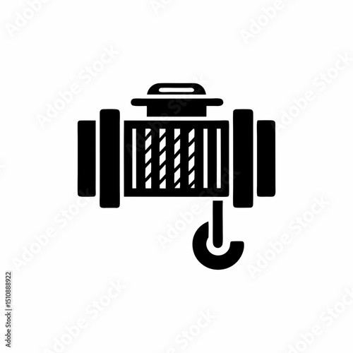 creative details winch icon vector illustration	