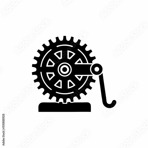 creative details winch icon vector illustration	