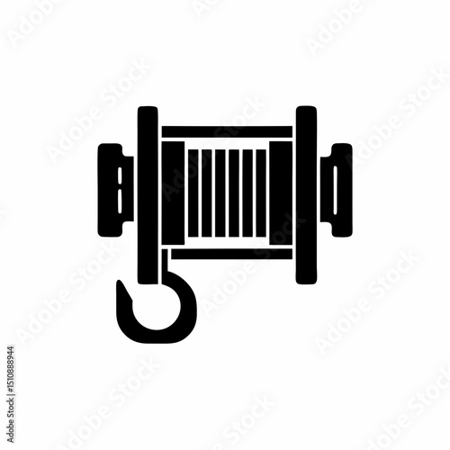 creative details winch icon vector illustration	