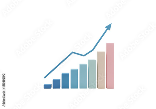 Free Download business graph with arrow - GFXLoad