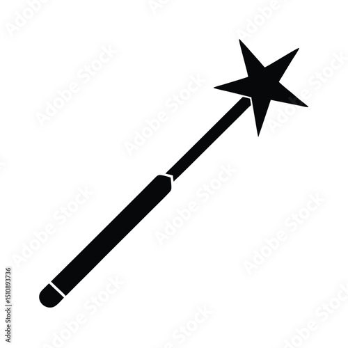 Wand Icon Vector Flat and Clean Look Isolated