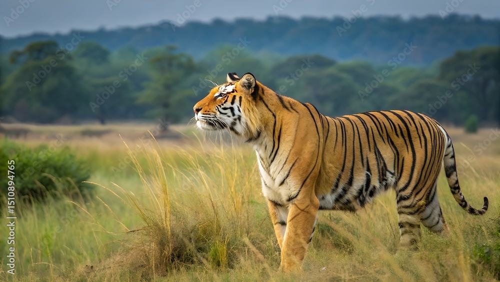Fototapeta premium tiger in the wild