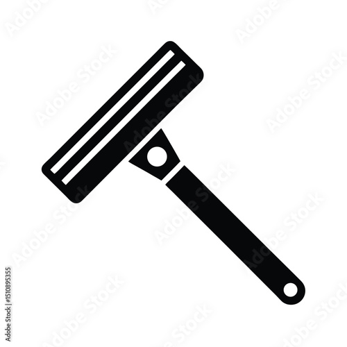 Wiper Icon Vector Flat and Clean Look Isolated