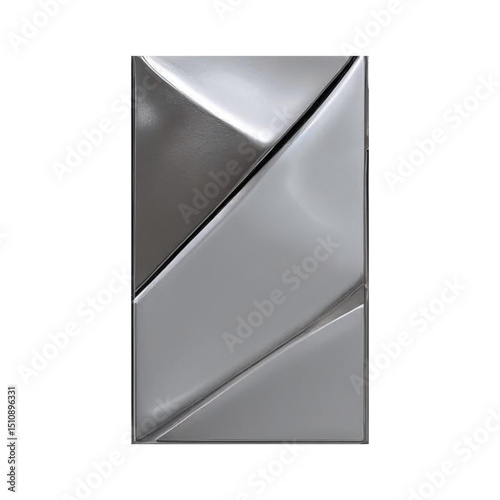 Abstract metal art wall decor sculpture modern geometric design for living room office contemporary style 3d panel