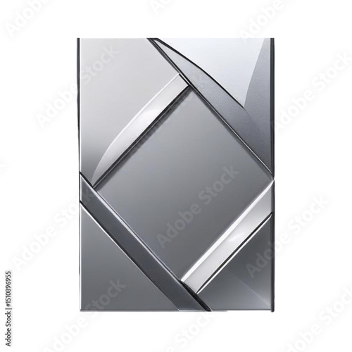 Modern decorative wall mirror panel with geometric design for living room and bedroom wall decor ideas