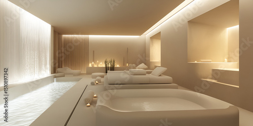 Luxurious Hotel Suite: Elegance and Comfort in Every Detail, Modern Spa Retreat: Serenity Meets Style