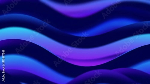 Abstract Blue and Purple Wave Motion Graphics Background