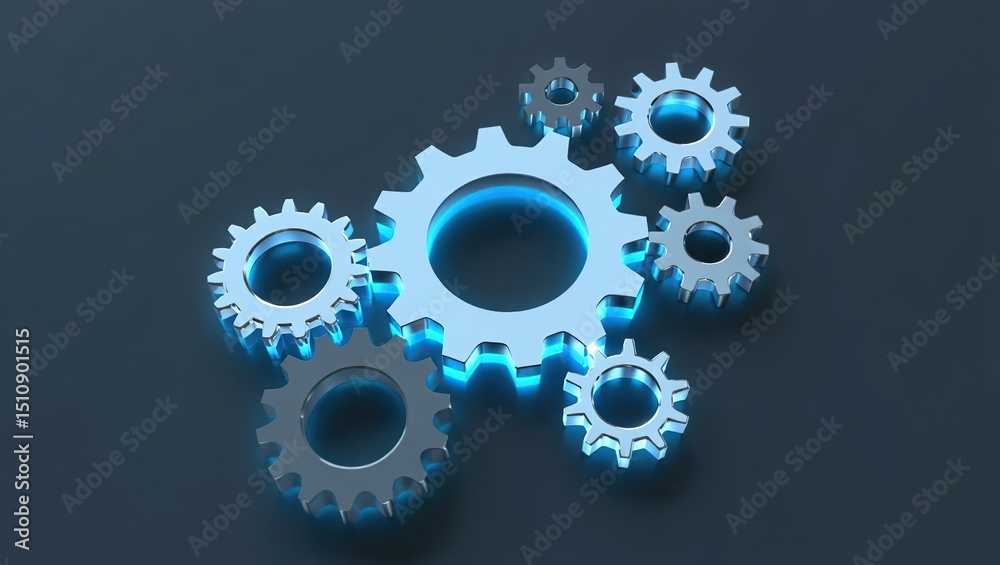 Futuristic minimalist gear design with glowing edges and sharp, clean lines, blending technical precision with a sleek, modern aesthetic. Futuristic minimalist gear design with glowing edges and sharp, clean lines, blending technical precision with a sleek, modern aesthetic.
