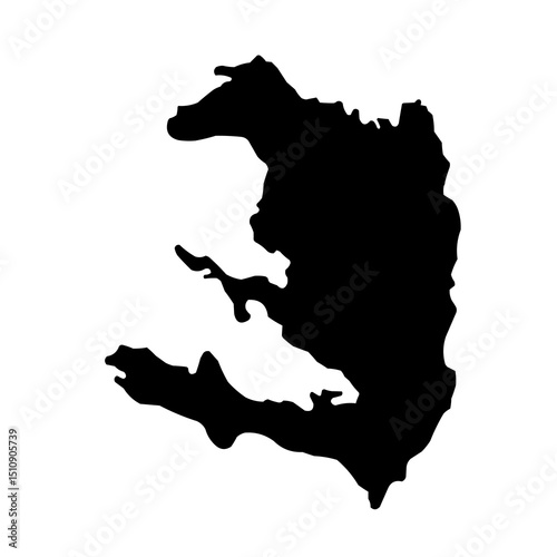map of haiti