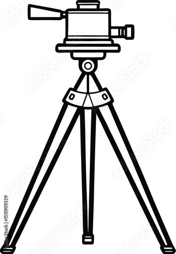  tripod silhouette, mounted camera, photo setup
