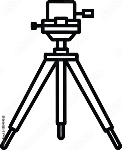  tripod silhouette, mounted camera, photo setup
