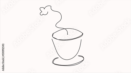 Tea and cup art