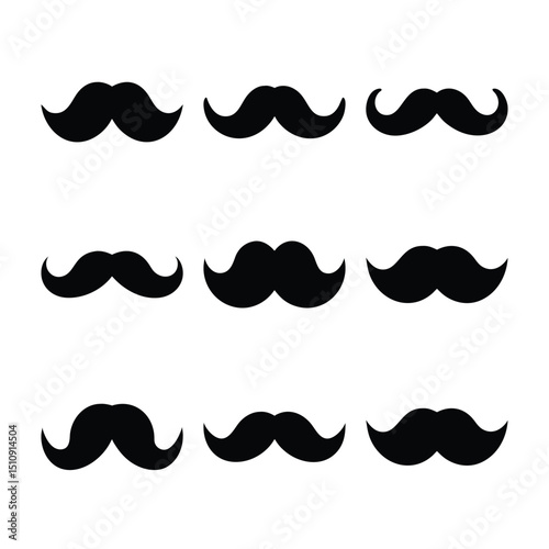 mustache vector illustration