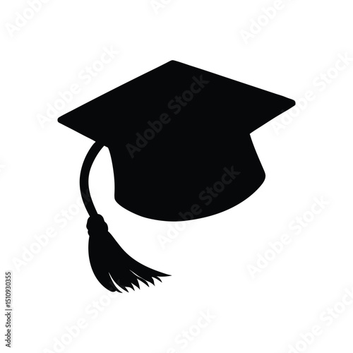 graduation cap isolated on white background