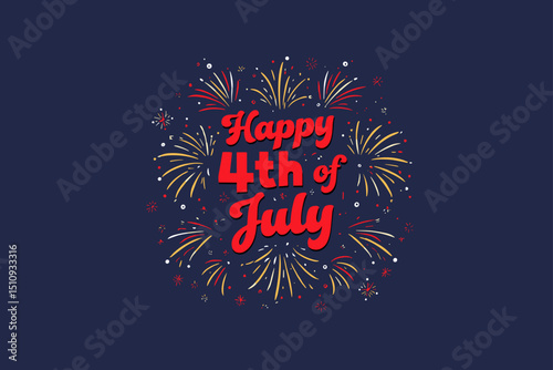 Greeting card with red 
