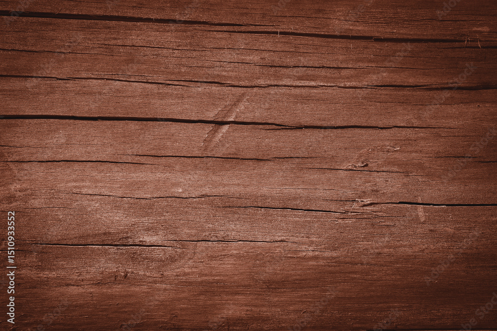 Fototapeta premium wood texture with natural pattern. Dark wooden background, brown board. 