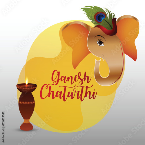 Ganesh chaturthi indian traditional festival background