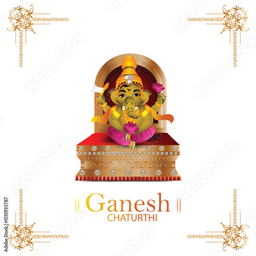 Happy ganesh chaturthi background