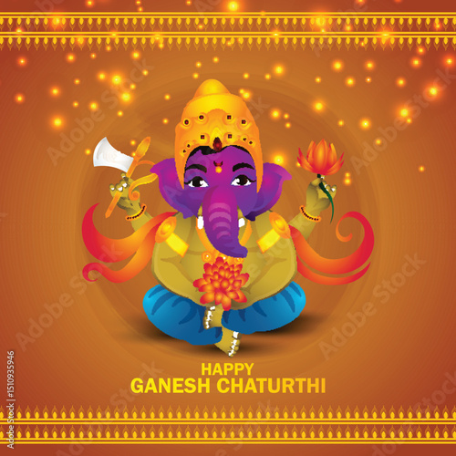 Happy ganesh chaturthi background