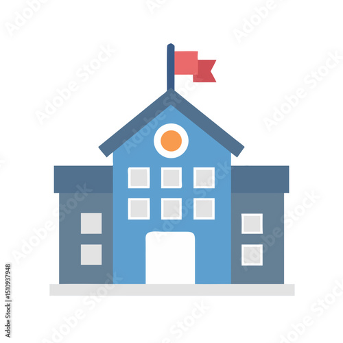 Public Service Icon vector silhouette ofPublic Service,Government Building,City Hall,Hospital, Ambulance,Fire Station,Police Station,Library,School , University, Clinic , Health Center, Post Office