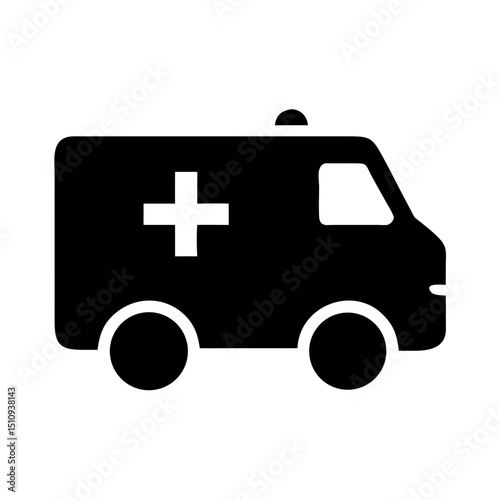 Public Service Icon vector silhouette ofPublic Service,Government Building,City Hall,Hospital, Ambulance,Fire Station,Police Station,Library,School , University, Clinic , Health Center, Post Office