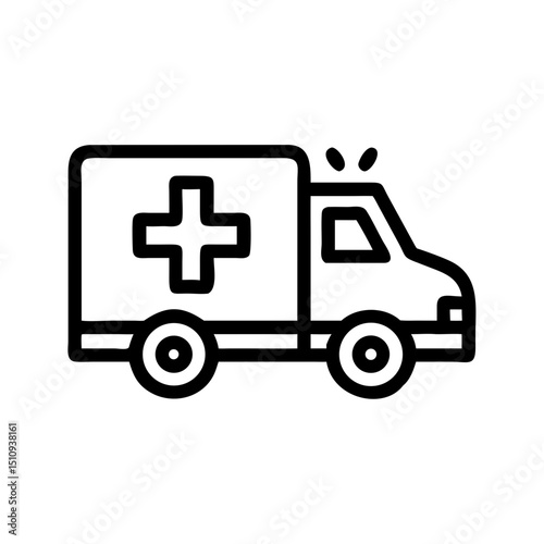 Public Service Icon vector silhouette ofPublic Service,Government Building,City Hall,Hospital, Ambulance,Fire Station,Police Station,Library,School , University, Clinic , Health Center, Post Office