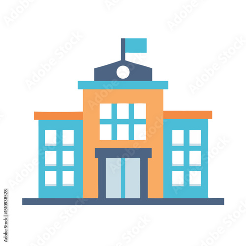 Public Service Icon vector silhouette ofPublic Service,Government Building,City Hall,Hospital, Ambulance,Fire Station,Police Station,Library,School , University, Clinic , Health Center, Post Office