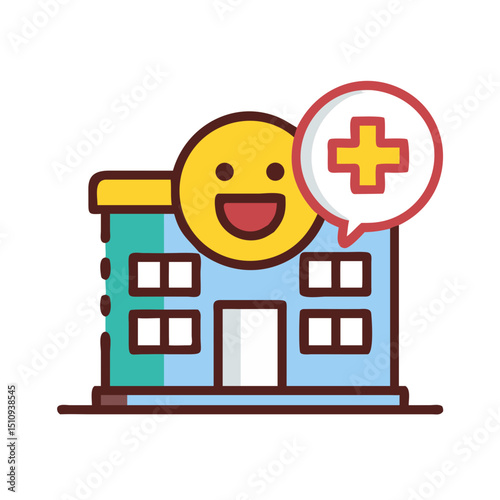 Public Service Icon vector silhouette ofPublic Service,Government Building,City Hall,Hospital, Ambulance,Fire Station,Police Station,Library,School , University, Clinic , Health Center, Post Office
