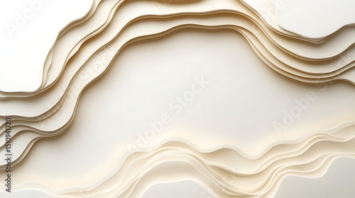 Abstract layered paper design