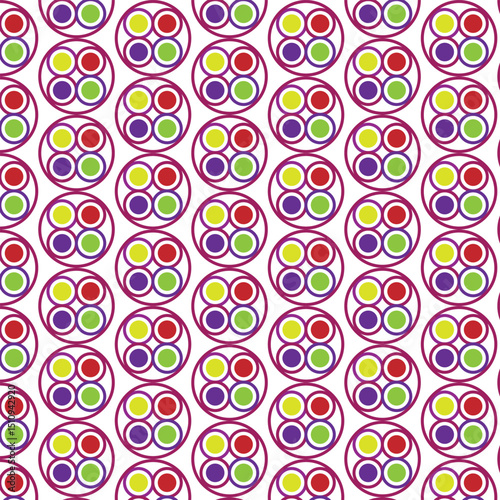 seamless pattern with flowers