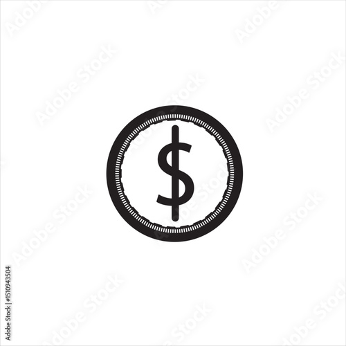 the famous coin money icon