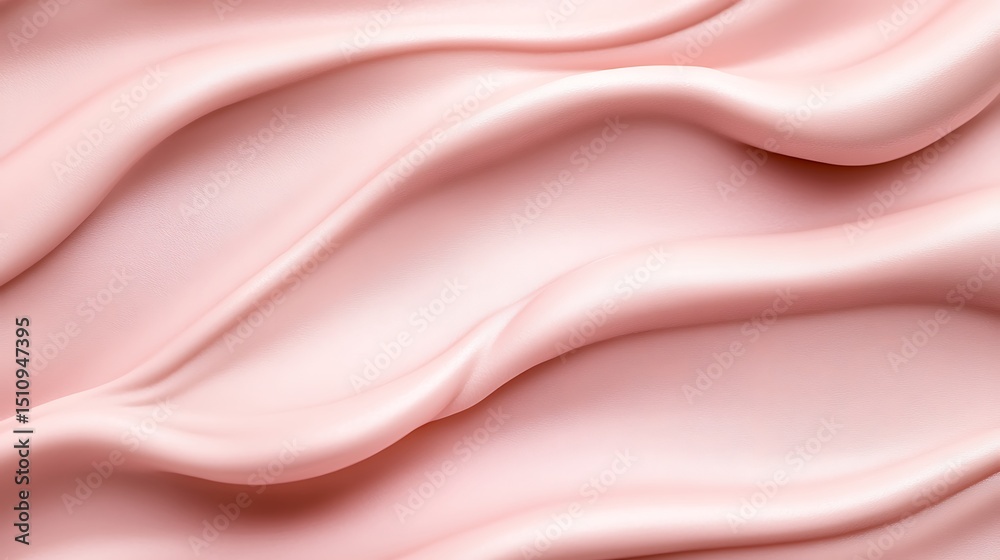 Obraz premium Soft, flowing, pink fabric texture