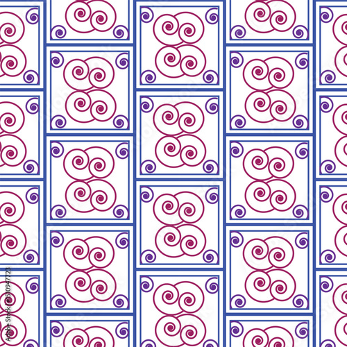 seamless pattern with flowers