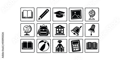 set of icons