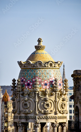 roof of Casa Lleó Morera, barcelona