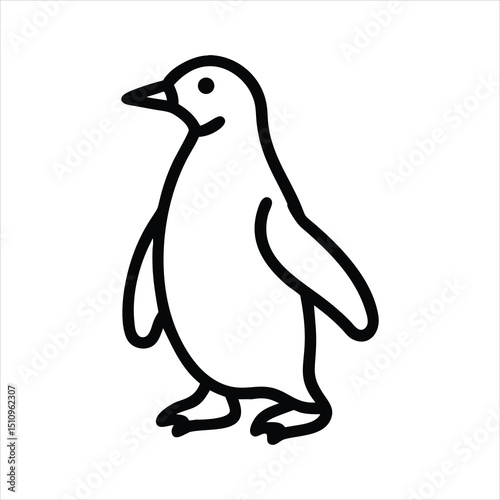 Penguin waddling vector