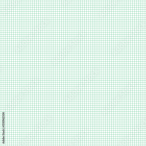 Seamless gray graph paper grid on white background, backdrop, seamless