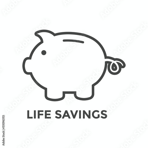 Piggy Bank - Student Loan Debt Forgiveness Icon