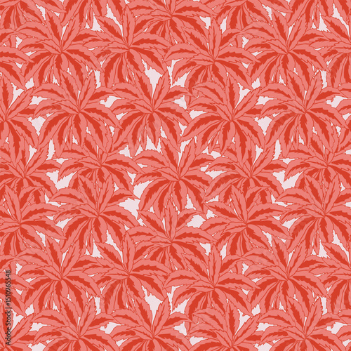 Palm Spring seamless vector pattern