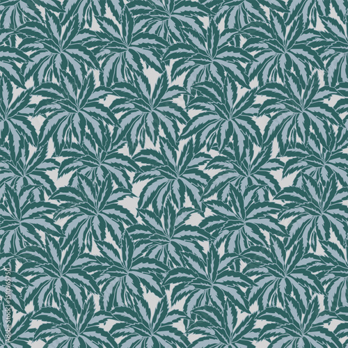 Palm Spring seamless vector pattern