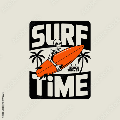 Surf Time Skeleton