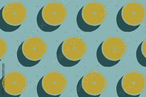 Pattern of Lemon Slices