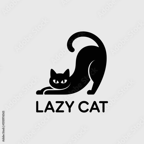 Lazy Cat Illustration