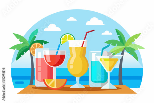 cocktail on the beach