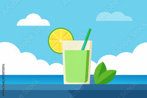 cocktail on the beach